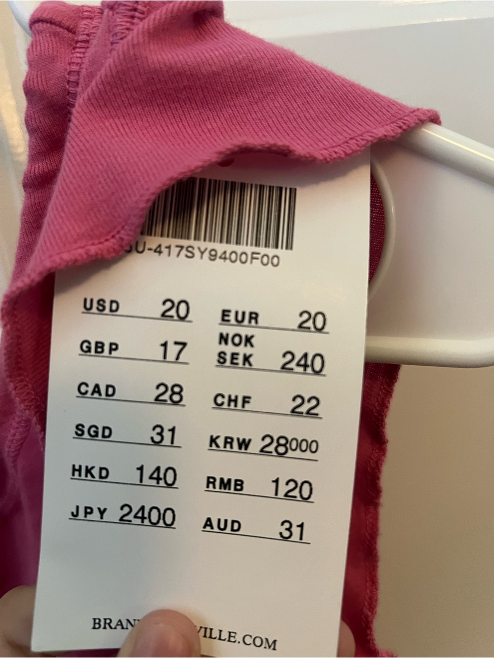 Pink tee - Picture 3 of 5